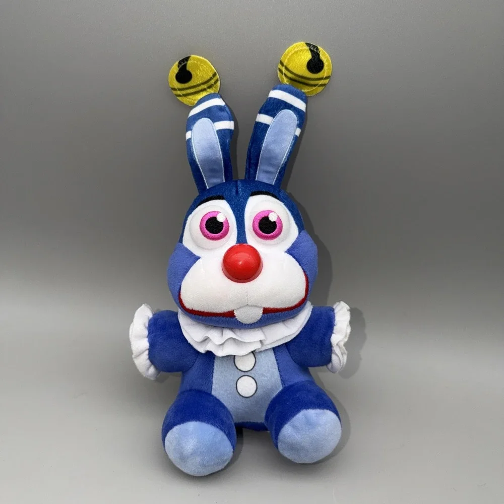 Five Nights at Freddys Circus Clown Bonnie Plush FNAF Stuffed Animal EUC